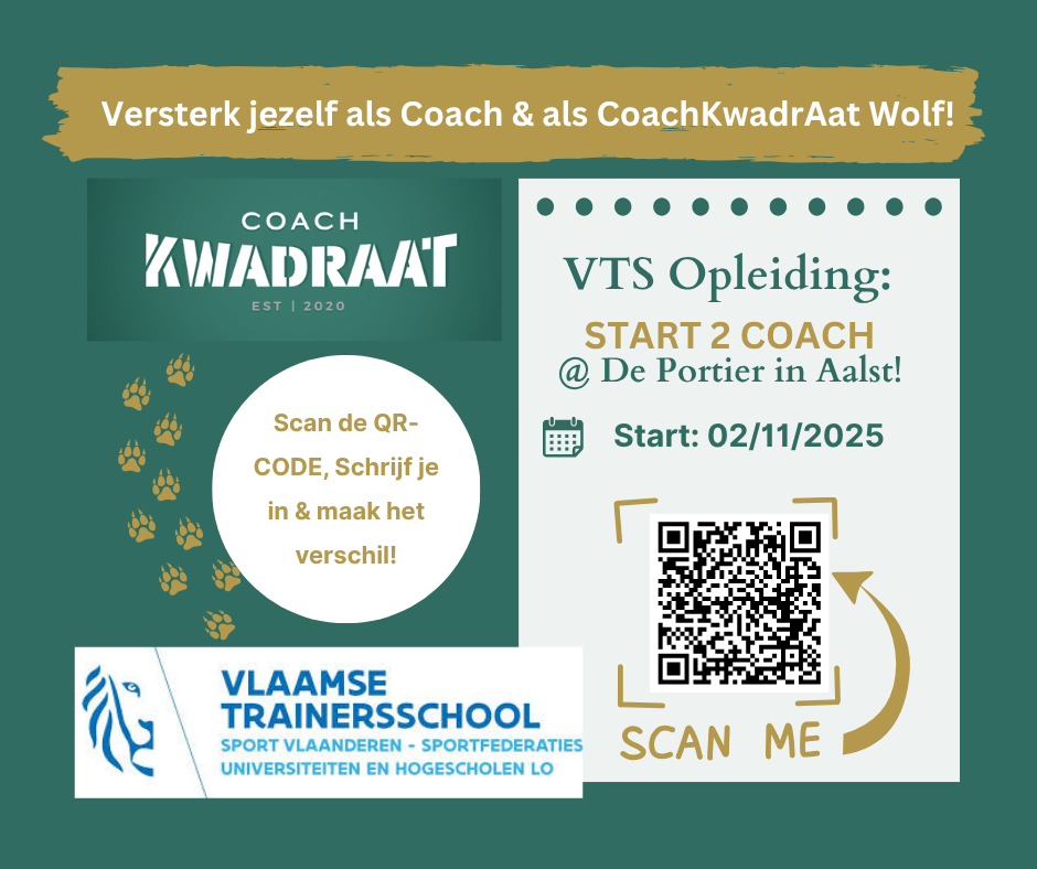 Start2Coach 2025 – Opgelet start verschoven naar 2 november!!